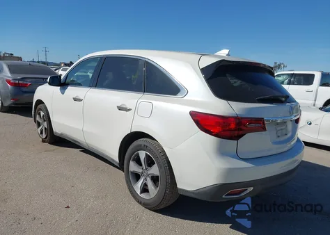 2014 Acura Mdx from USA, damaged, VIN 5FRYD4H2XEB036399